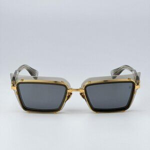 Balmain ADMIRABLE BPS-130B-52 Men BRAND NEW Sunglasses Titanium Grey Crystal